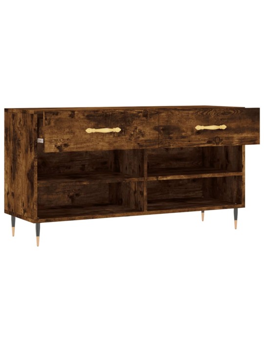 Botník kouřový dub 102 x 35 x 55 cm kompozitní dřevo