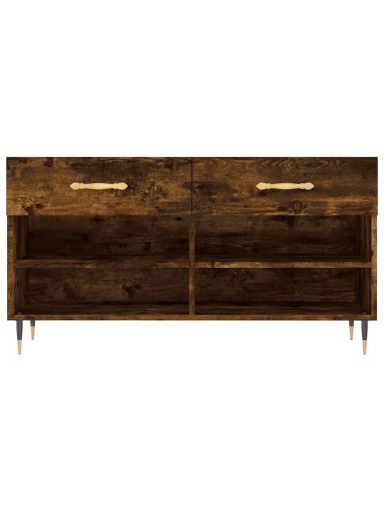 Botník kouřový dub 102 x 35 x 55 cm kompozitní dřevo