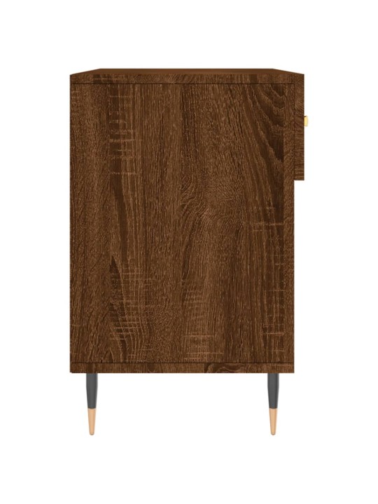 Botník hnědý dub 102 x 35 x 55 cm kompozitní dřevo