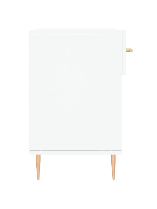 Botník bílý 102 x 35 x 55 cm kompozitní dřevo