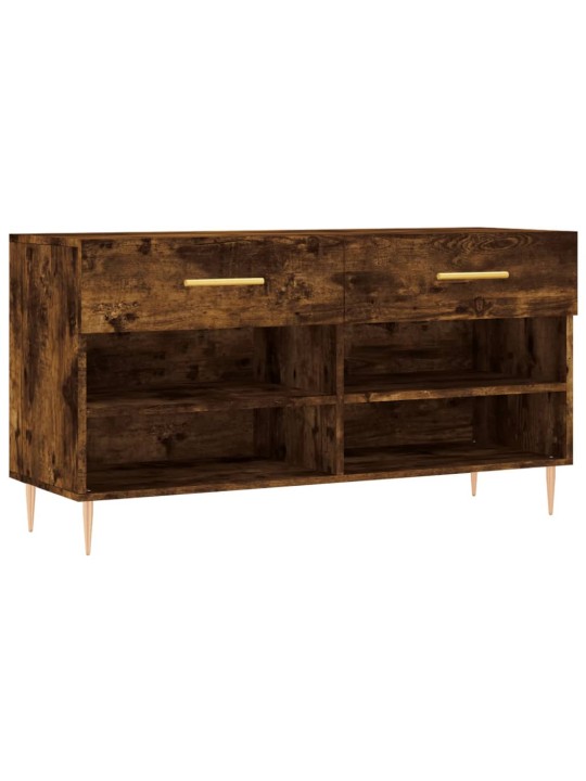 Botník kouřový dub 102 x 35 x 55 cm kompozitní dřevo