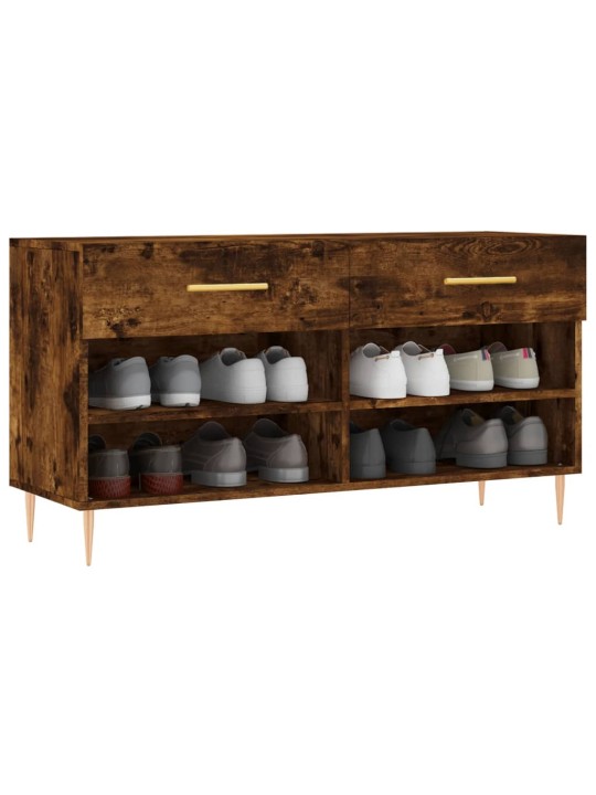 Botník kouřový dub 102 x 35 x 55 cm kompozitní dřevo