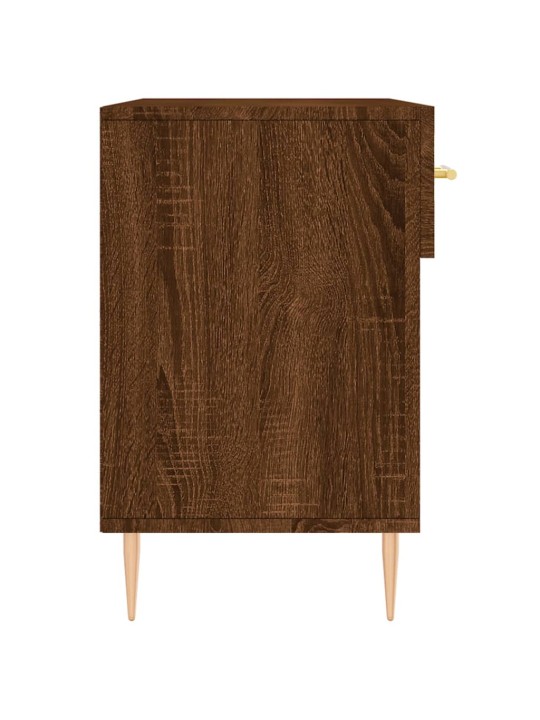 Botník hnědý dub 102 x 35 x 55 cm kompozitní dřevo
