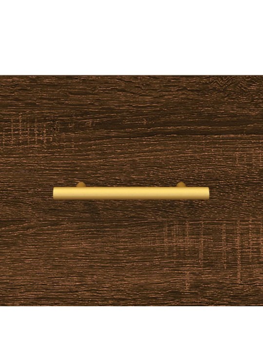 Botník hnědý dub 102 x 35 x 55 cm kompozitní dřevo