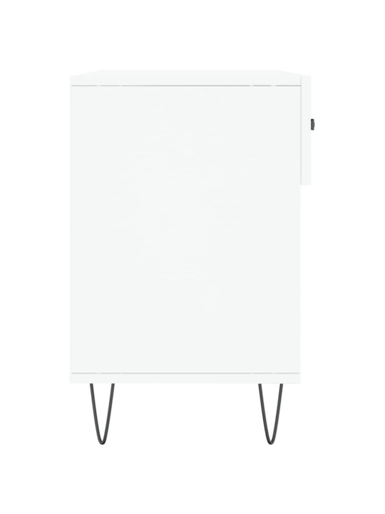Botník bílý 102 x 35 x 55 cm kompozitní dřevo