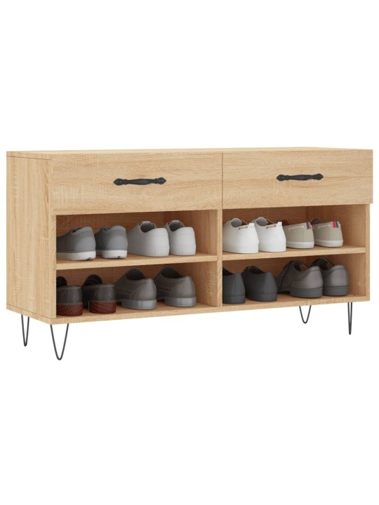 Botník dub sonoma 102 x 35 x 55 cm kompozitní dřevo