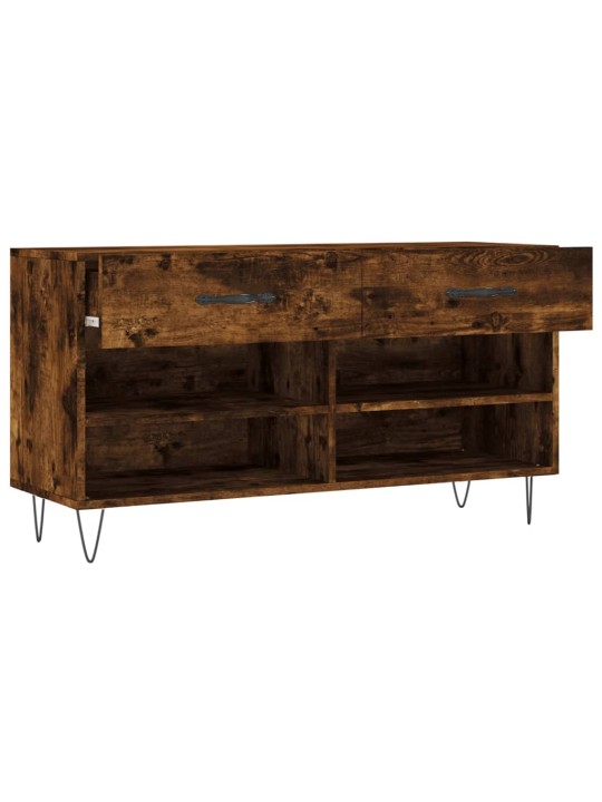 Botník kouřový dub 102 x 35 x 55 cm kompozitní dřevo