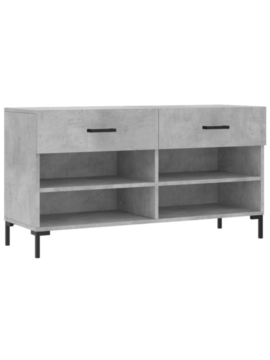 Botník betonově šedý 102 x 35 x 55 cm kompozitní dřevo