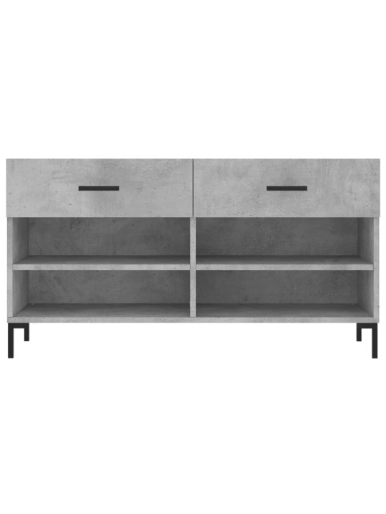 Botník betonově šedý 102 x 35 x 55 cm kompozitní dřevo
