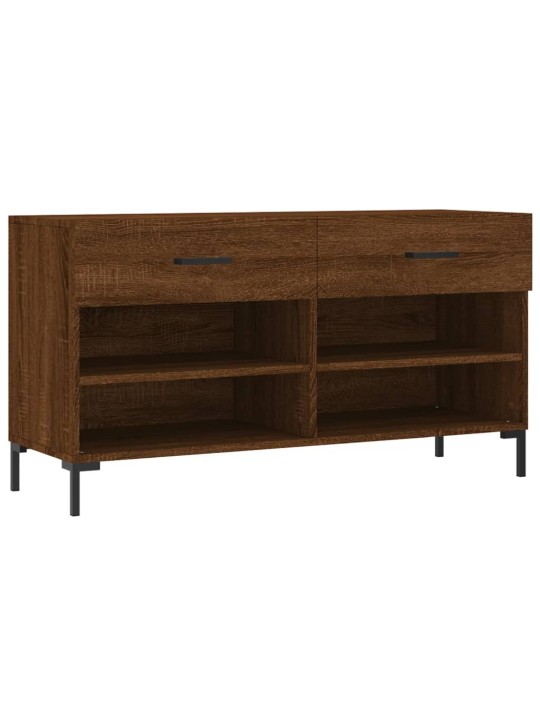 Botník hnědý dub 102 x 35 x 55 cm kompozitní dřevo
