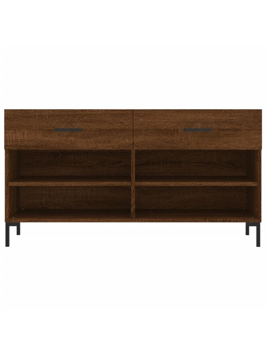 Botník hnědý dub 102 x 35 x 55 cm kompozitní dřevo