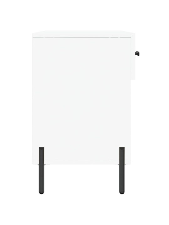 Botník bílý 102 x 35 x 55 cm kompozitní dřevo