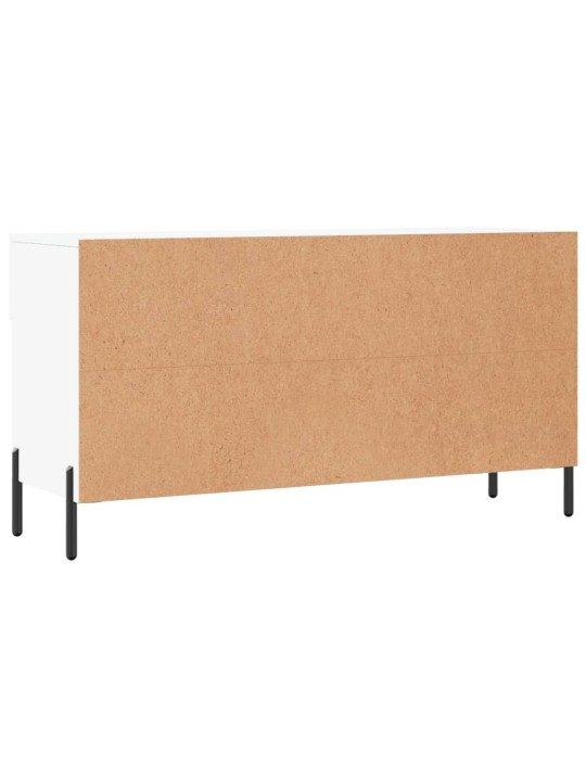 Botník bílý 102 x 35 x 55 cm kompozitní dřevo