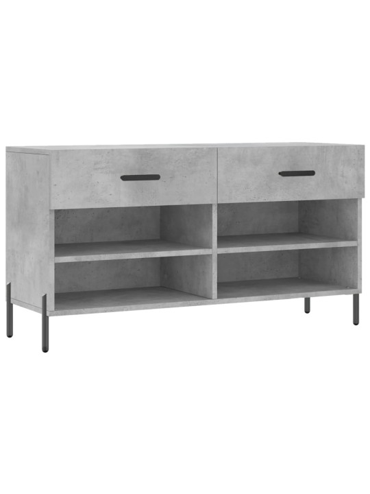Botník betonově šedý 102 x 35 x 55 cm kompozitní dřevo