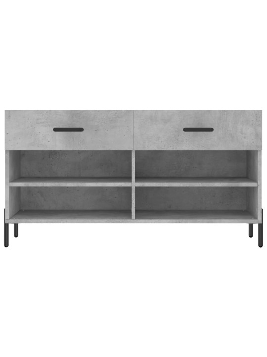 Botník betonově šedý 102 x 35 x 55 cm kompozitní dřevo