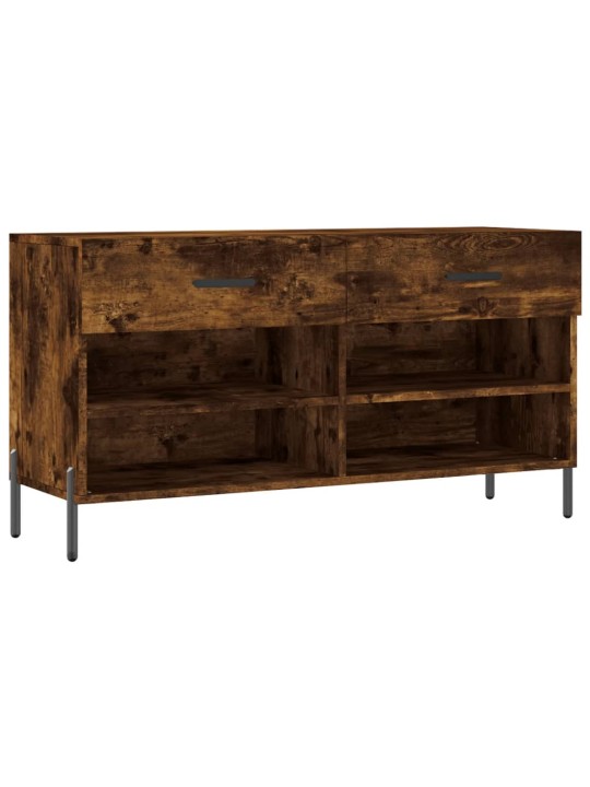 Botník kouřový dub 102 x 35 x 55 cm kompozitní dřevo