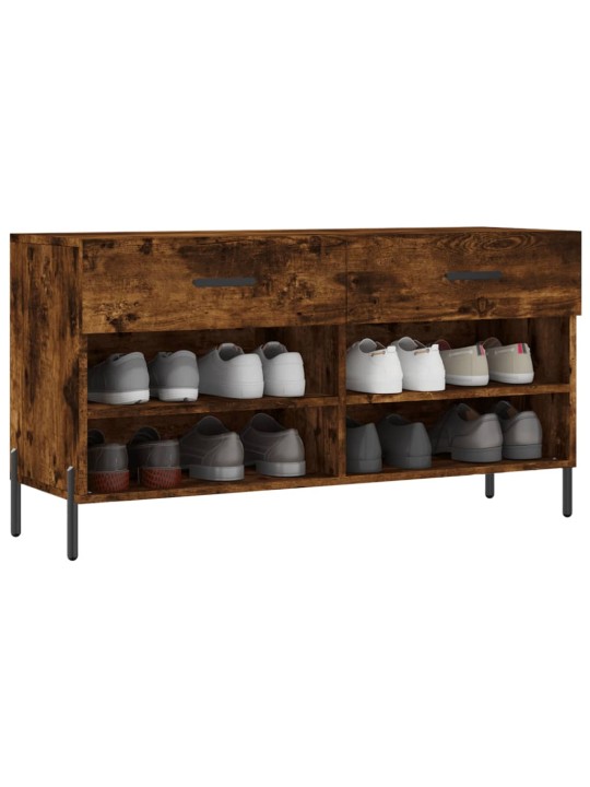 Botník kouřový dub 102 x 35 x 55 cm kompozitní dřevo