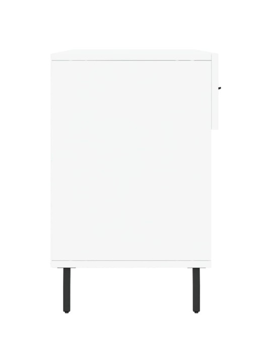 Botník bílý 102 x 35 x 55 cm kompozitní dřevo