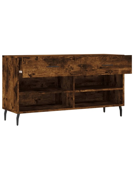 Botník kouřový dub 102 x 35 x 55 cm kompozitní dřevo