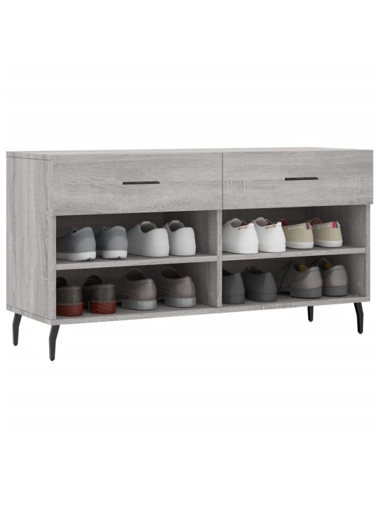 Botník šedý sonoma 102 x 35 x 55 cm kompozitní dřevo