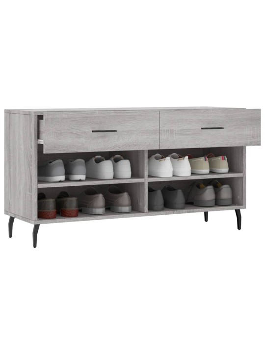Botník šedý sonoma 102 x 35 x 55 cm kompozitní dřevo