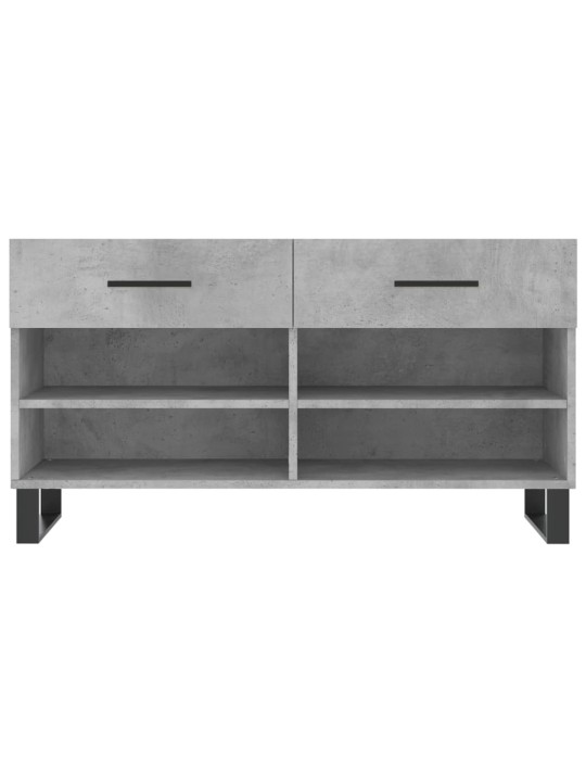 Botník betonově šedý 102 x 35 x 55 cm kompozitní dřevo