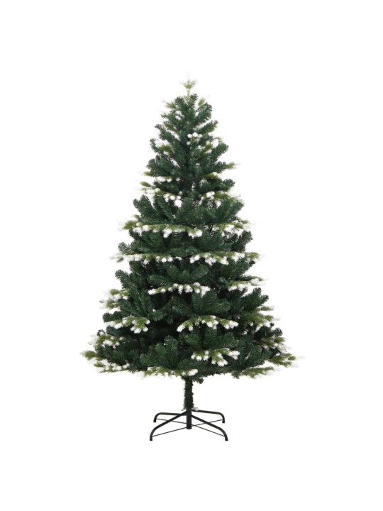 Umělý sklápěcí vánoční stromek se sněhem 240 cm