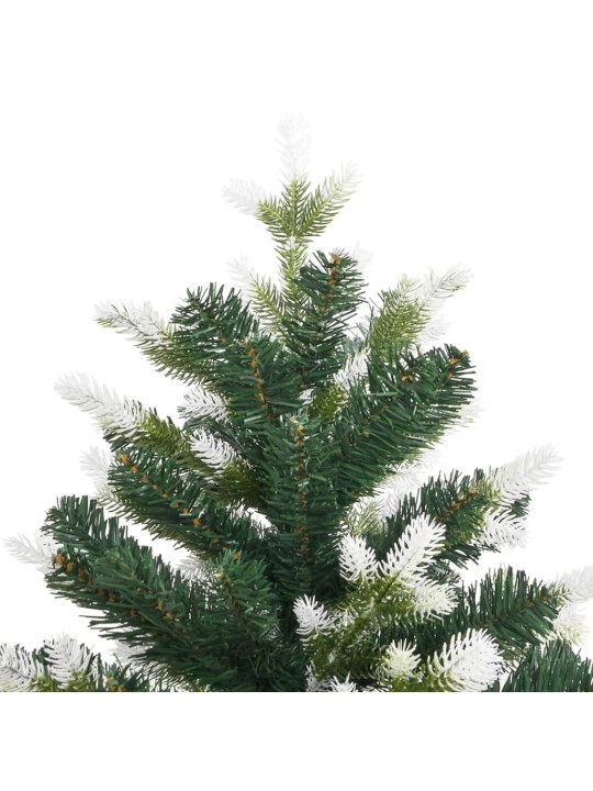 Umělý sklápěcí vánoční stromek se sněhem 240 cm