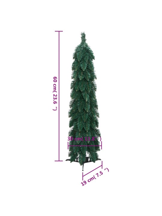 Umělý vánoční stromek s LED osvětlením 30 LED 60 cm