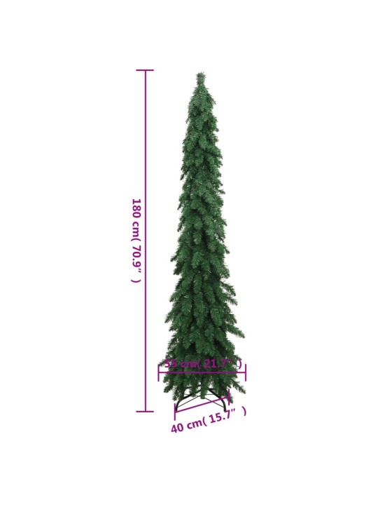 Umělý vánoční stromek s LED osvětlením 100 LED 180 cm