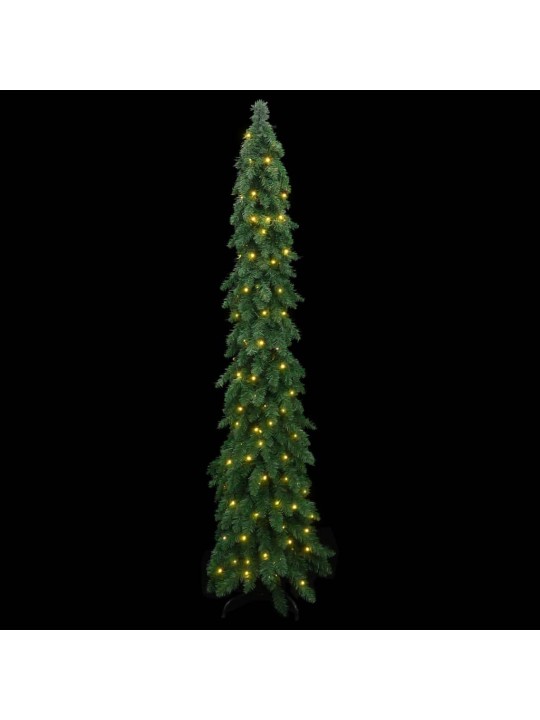 Umělý vánoční stromek s LED osvětlením 130 LED 210 cm