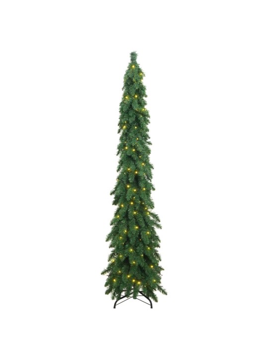 Umělý vánoční stromek s LED osvětlením 130 LED 210 cm
