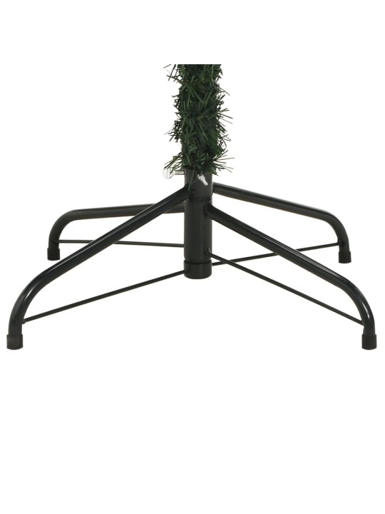 Umělý sklápěcí vánoční stromek s šiškami 240 cm