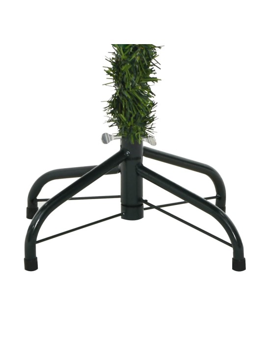 Umělý sklápěcí vánoční stromek s šiškami a bobulemi 150 cm