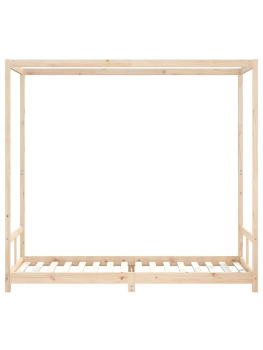 Dětská postel 80 x 200 cm masivní borové dřevo