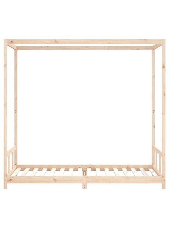 Dětská postel 90 x 200 cm masivní borové dřevo