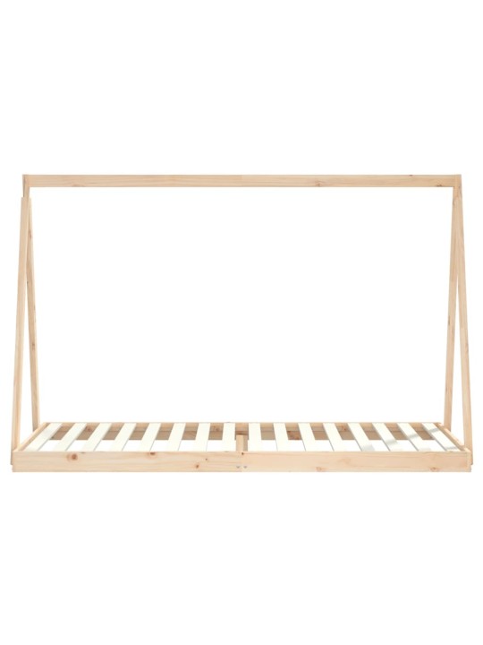 Dětská postel 90 x 200 cm masivní borové dřevo