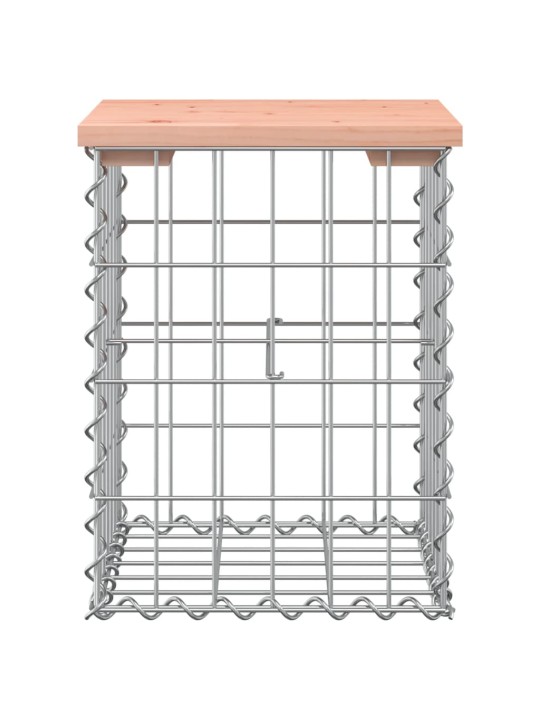 Zahradní lavice gabionový design 33x31x42 cm masivní douglaska