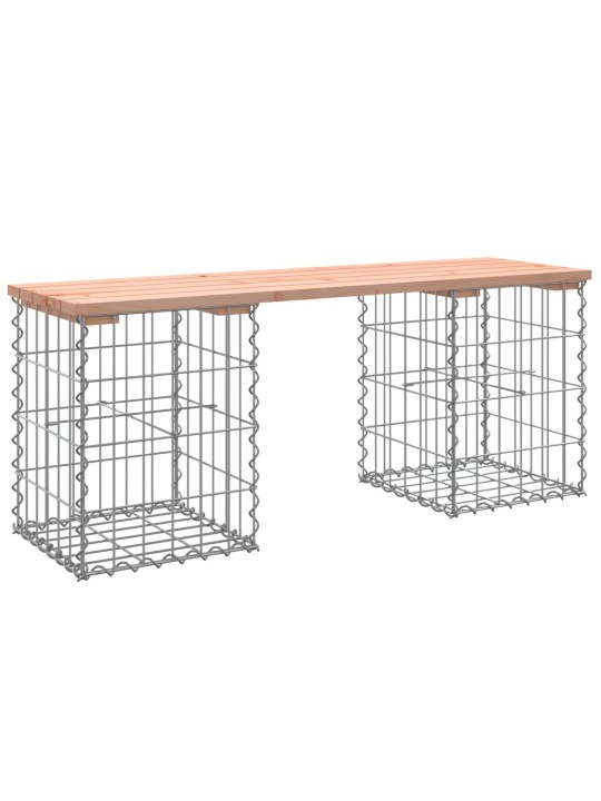 Zahradní lavice gabionový design 103x31x42 cm masivní douglaska