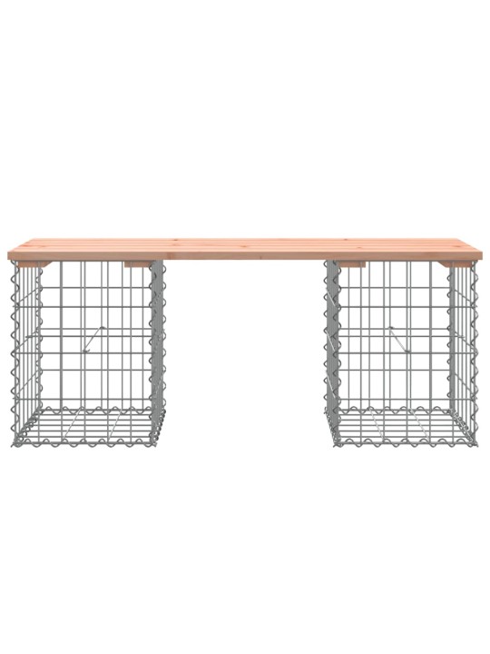 Zahradní lavice gabionový design 103x31x42 cm masivní douglaska