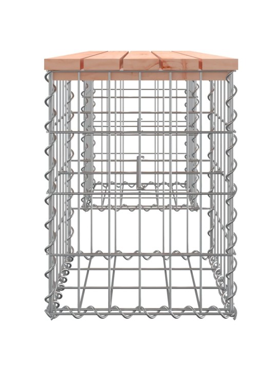 Zahradní lavice gabionový design 103x31x42 cm masivní douglaska