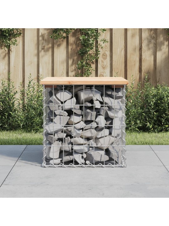 Zahradní lavice gabionový design 43x44x42 cm masivní borovice