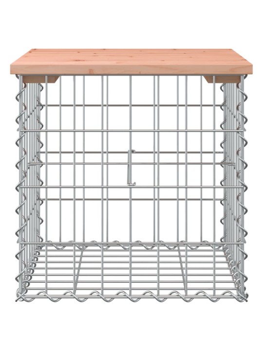 Zahradní lavice gabionový design 43x44x42 cm masivní douglaska