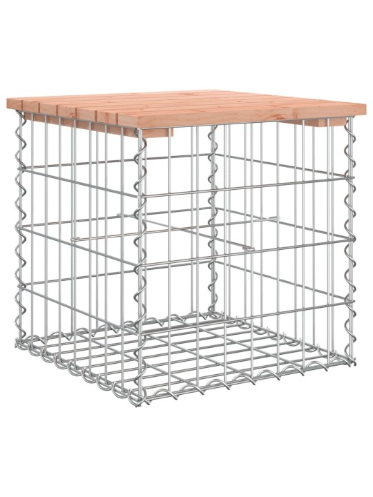 Zahradní lavice gabionový design 43x44x42 cm masivní douglaska