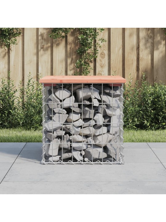 Zahradní lavice gabionový design 43x44x42 cm masivní douglaska