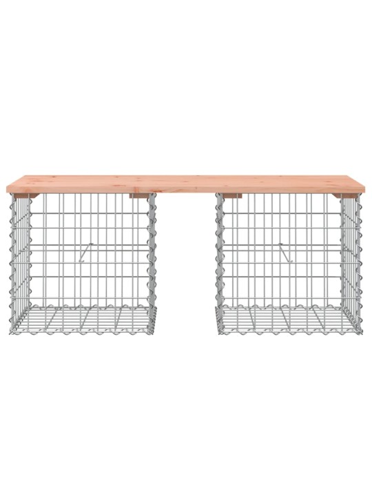 Zahradní lavice gabionový design 103x44x42 cm masivní douglaska