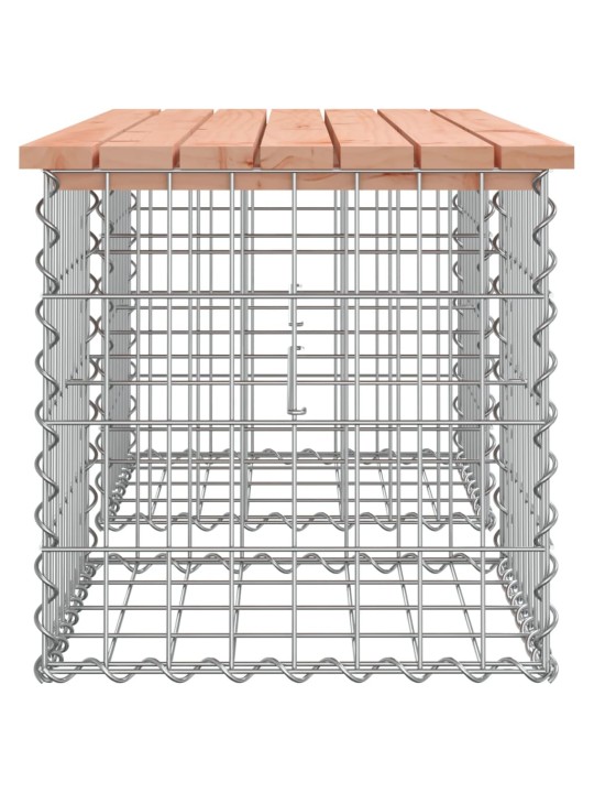 Zahradní lavice gabionový design 103x44x42 cm masivní douglaska
