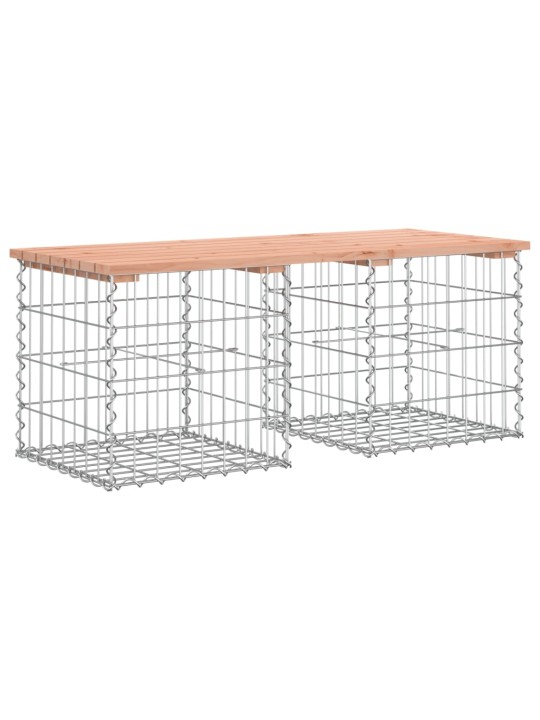Zahradní lavice gabionový design 103x44x42 cm masivní douglaska