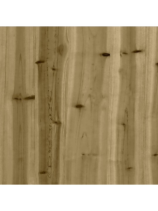 Zahradní lavice gabionový design 203 x 44 x 42 cm borové dřevo