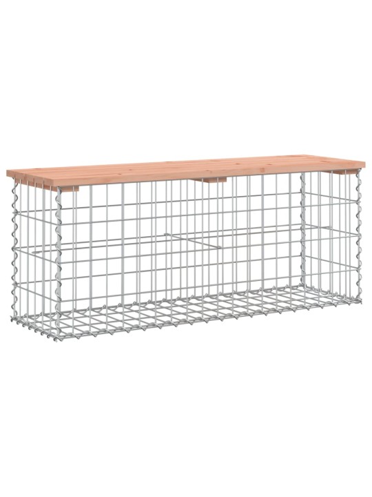 Zahradní lavice gabionový design 103 x 31,5 x 42 cm douglaska